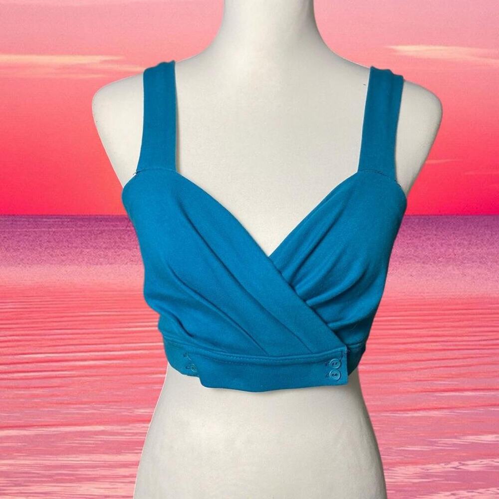 Vintage 90s Deadstock Cropped Wrap Tank